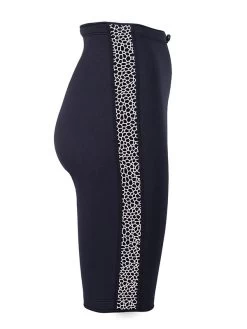 Two Bare Feet Womens Silicone Print Series 2.5mm Neoprene Wetsuit Shorts (Black/White) -Surfline Shop silicone series white 7 1