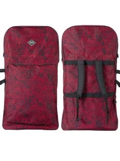 Two Bare Feet Flowers Single Bodyboard And Bag Bundle (Choice Of 33", 37", 41") 21 Two Bare Feet Flowers Single Bodyboard And Bag Bundle (Choice Of 33", 37", 41") -Surfline Shop single red bag 1 1 1