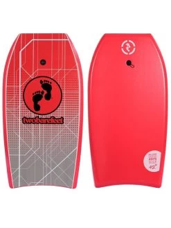 Two Bare Feet Space Double Bodyboard And Bag Bundle (Choice Of 33", 37", 41", 42", 44") 12 Two Bare Feet Space Double Bodyboard And Bag Bundle (Choice Of 33", 37", 41", 42", 44") -Surfline Shop space front and back red 2