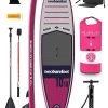 Two Bare Feet Sport Air (Allround XL) 10'10" X 33" X 6" Inflatable SUP Deluxe Carbon Hybrid Pack (Raspberry) -Surfline Shop sport air 10 10 raspberry carbon hybrid pack 1