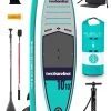 Two Bare Feet Sport Air (Allround XL) 10'10" X 33" X 6" Inflatable SUP Ultimate Pack (Teal) 2 Two Bare Feet Sport Air (Allround XL) 10'10" X 33" X 6" Inflatable SUP Ultimate Pack (Teal) -Surfline Shop sport air 10 10 teal ultimate pack