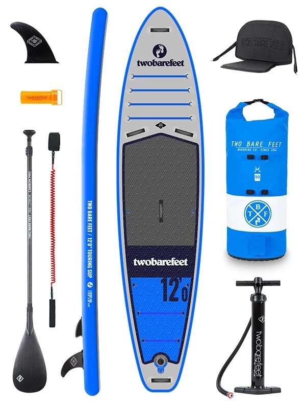 Two Bare Feet Sport Air (Touring) 12'0" X 33" X 6" Inflatable SUP Ultimate Pack (Blue) 3 Two Bare Feet Sport Air (Touring) 12'0" X 33" X 6" Inflatable SUP Ultimate Pack (Blue)