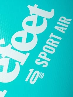 Two Bare Feet Sport Air (Allround XL) 10'10" X 33" X 6" Inflatable SUP Starter Pack (Teal) -Surfline Shop sport air 10 10 5 teal 1