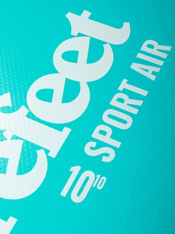 Two Bare Feet Sport Air (Allround XL) 10'10" X 33" X 6" Inflatable SUP Ultimate Pack (Teal) - Image 9