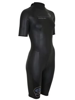 Two Bare Feet T3 Shorty Womens Triathlon Wetsuit (Black / Pink) -Surfline Shop t3 shorty womens black.pink 8