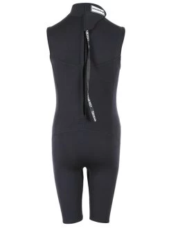 Two Bare Feet Thunderclap 2.5mm Junior Sleeveless Shorty Wetsuit (Black) -Surfline Shop thunderclap junior sleeveless shorty black 5