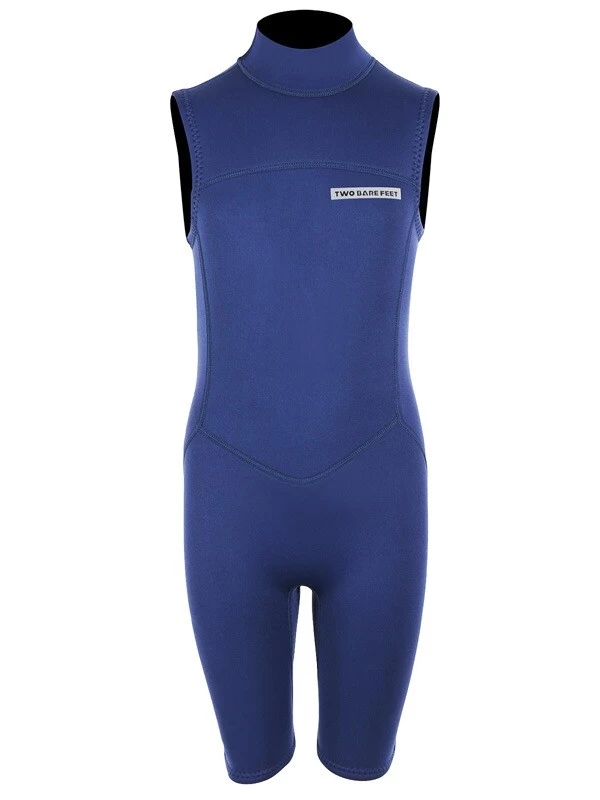 Two Bare Feet Thunderclap 2.5mm Junior Sleeveless Shorty Wetsuit (Navy) 3 Two Bare Feet Thunderclap 2.5mm Junior Sleeveless Shorty Wetsuit (Navy)