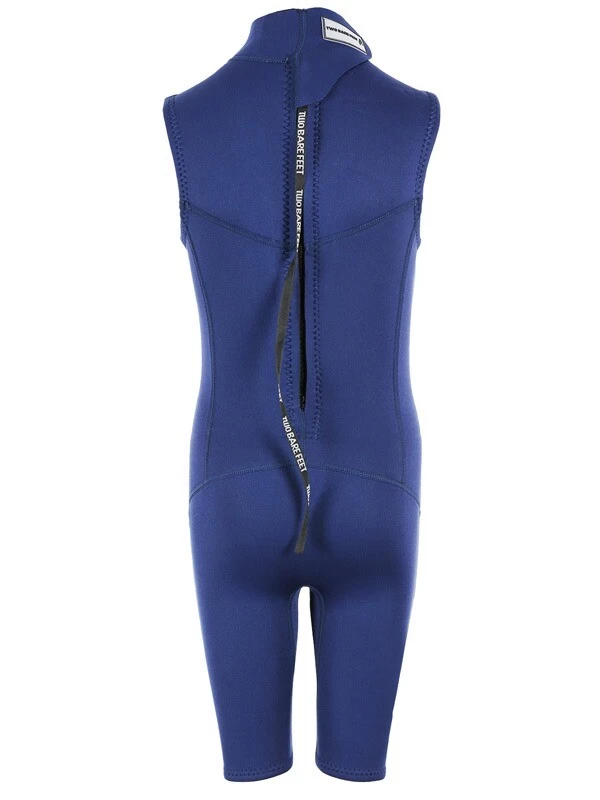 Two Bare Feet Thunderclap 2.5mm Junior Sleeveless Shorty Wetsuit (Navy) 7 Two Bare Feet Thunderclap 2.5mm Junior Sleeveless Shorty Wetsuit (Navy) - Image 5