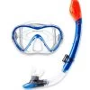 Two Bare Feet Adult Silicone Dry Top Snorkel & Mask Set 3 (Blue) -Surfline Shop two bare feet adult silicone dry top snorkel mask set 3 blue 2