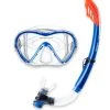 Two Bare Feet Adult Silicone Snorkel & Mask Set 3 (Blue) -Surfline Shop two bare feet adult silicone snorkel mask set 3 blue 1