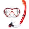 Two Bare Feet Adult Silicone Snorkel & Mask Set 3 (Red) -Surfline Shop two bare feet adult silicone snorkel mask set 3 red 2