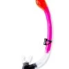 Two Bare Feet Dry Top Silicone Snorkel (Pink) 1 Two Bare Feet Dry Top Silicone Snorkel (Pink) -Surfline Shop two bare feet dry top pink