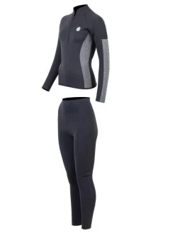 Two Bare Feet Unisex Perspective Half Zip 2.5mm Wetsuit Jacket & Pants Set (Black/Grey) 12 Two Bare Feet Unisex Perspective Half Zip 2.5mm Wetsuit Jacket & Pants Set (Black/Grey) -Surfline Shop u7nm9k u