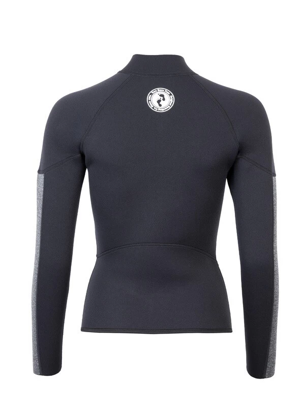 Two Bare Feet Unisex Perspective Full Zip 2.5mm Wetsuit Jacket & Pants Set (Black/Grey) 8 Two Bare Feet Unisex Perspective Full Zip 2.5mm Wetsuit Jacket & Pants Set (Black/Grey) - Image 6