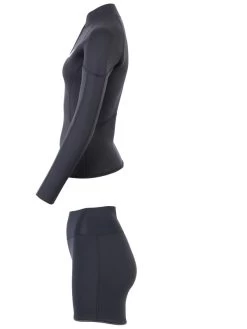 Two Bare Feet Unisex Perspective Half Zip 2.5mm Wetsuit Jacket & Hotpants Set (Black) 13 Two Bare Feet Unisex Perspective Half Zip 2.5mm Wetsuit Jacket & Hotpants Set (Black) -Surfline Shop ueiqyt x