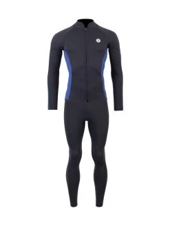 Two Bare Feet Perspective Full Zip 2.5mm Wetsuit Jacket & Pants Set (Black/Blue)