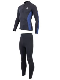 Two Bare Feet Perspective Half Zip 2.5mm Wetsuit Jacket & Pants Set (Black/Blue) 12 Two Bare Feet Perspective Half Zip 2.5mm Wetsuit Jacket & Pants Set (Black/Blue) -Surfline Shop uhlqcb b