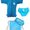 Premier Baby Swim Kit - Newborn Wetsuit + Swim Nappy + Towel + Bag (Aqua) 1 Premier Baby Swim Kit - Newborn Wetsuit + Swim Nappy + Towel + Bag (Aqua) -Surfline Shop ultimate nappy towel bag aqua 2
