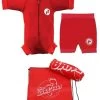 Premier Baby Swim Kit - Newborn Wetsuit + Nappy Shorts + Towel + Bag (Red) 1 Premier Baby Swim Kit - Newborn Wetsuit + Nappy Shorts + Towel + Bag (Red) -Surfline Shop ultimate nappy towel bag red 1