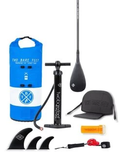Two Bare Feet Sport Air (Allround) 10'6" X 33" X 4.75" Inflatable SUP Ultimate Pack (Blue) 14 Two Bare Feet Sport Air (Allround) 10'6" X 33" X 4.75" Inflatable SUP Ultimate Pack (Blue) -Surfline Shop ultimate blue