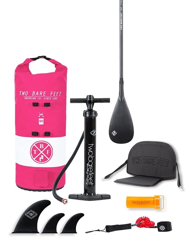 Two Bare Feet Sport Air (Touring) 12'0" X 33" X 6" Inflatable SUP Ultimate Pack (Raspberry) 5 Two Bare Feet Sport Air (Touring) 12'0" X 33" X 6" Inflatable SUP Ultimate Pack (Raspberry) - Image 3