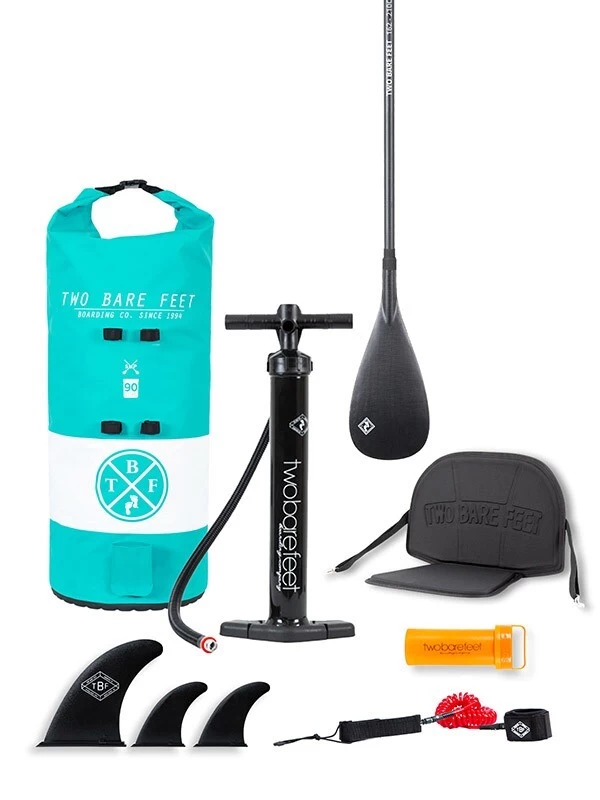 Two Bare Feet Sport Air (Allround) 10'6" X 33" X 4.75" Inflatable SUP Ultimate Pack (Teal) 5 Two Bare Feet Sport Air (Allround) 10'6" X 33" X 4.75" Inflatable SUP Ultimate Pack (Teal) - Image 3