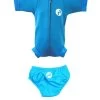 Essentials Baby Swim Kit - Newborn Wetsuit + Swim Nappy (Aqua) 2 Essentials Baby Swim Kit - Newborn Wetsuit + Swim Nappy (Aqua) -Surfline Shop ultimatenappy aqua 3