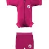 Essentials Baby Swim Kit - Newborn Wetsuit + Nappy Shorts (Raspberry) 2 Essentials Baby Swim Kit - Newborn Wetsuit + Nappy Shorts (Raspberry) -Surfline Shop ultimatenappy raspberry 1