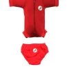 Essentials Baby Swim Kit - Newborn Wetsuit + Swim Nappy (Red) -Surfline Shop ultimatenappy red 1 1