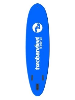 Two Bare Feet Sport Air (Allround XL) 10'10" X 33" X 6" Inflatable SUP Starter Pack (Blue) -Surfline Shop underside 10 10 blue
