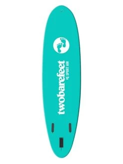 Two Bare Feet Sport Air (Allround XL) 10'10" X 33" X 6" Inflatable SUP Deluxe Carbon Hybrid Pack (Teal) 13 Two Bare Feet Sport Air (Allround XL) 10'10" X 33" X 6" Inflatable SUP Deluxe Carbon Hybrid Pack (Teal) -Surfline Shop underside 10 10 teal 2