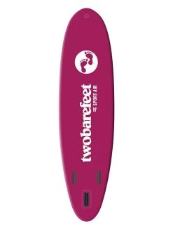 Two Bare Feet Sport Air (Allround) 10'6" X 33" X 4.75" Inflatable SUP Deluxe Fibreglass Pack (Raspberry) 13 Two Bare Feet Sport Air (Allround) 10'6" X 33" X 4.75" Inflatable SUP Deluxe Fibreglass Pack (Raspberry) -Surfline Shop underside 10 6 raspberry 1