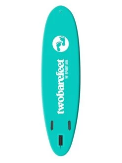 Two Bare Feet Sport Air (Allround) 10'6" X 33" X 4.75" Inflatable SUP Deluxe Carbon Hybrid Pack (Teal) 13 Two Bare Feet Sport Air (Allround) 10'6" X 33" X 4.75" Inflatable SUP Deluxe Carbon Hybrid Pack (Teal) -Surfline Shop underside 10 6 teal 1 2