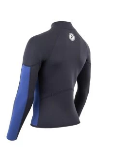 Two Bare Feet Perspective Full Zip 2.5mm Wetsuit Jacket (Black/Blue) 13 Two Bare Feet Perspective Full Zip 2.5mm Wetsuit Jacket (Black/Blue) -Surfline Shop unisex perspective full zip jacket black blue denim 4