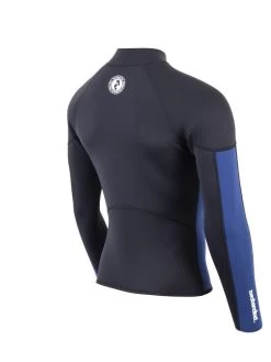 Two Bare Feet Perspective Full Zip 2.5mm Wetsuit Jacket (Black/Blue) 15 Two Bare Feet Perspective Full Zip 2.5mm Wetsuit Jacket (Black/Blue) -Surfline Shop unisex perspective full zip jacket black blue denim 6