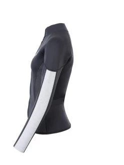 Two Bare Feet Unisex Perspective Full Zip 2.5mm Wetsuit Jacket (Black/Grey/Grey) -Surfline Shop unisex perspective full zip jacket black grey grey 3 5