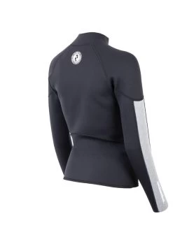 Two Bare Feet Unisex Perspective Full Zip 2.5mm Wetsuit Jacket (Black/Grey/Grey) -Surfline Shop unisex perspective full zip jacket black grey grey 6 5