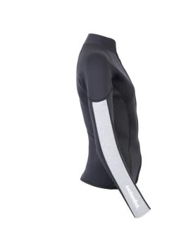 Two Bare Feet Unisex Perspective Full Zip 2.5mm Wetsuit Jacket (Black/Grey/Grey) -Surfline Shop unisex perspective full zip jacket black grey grey 7 5