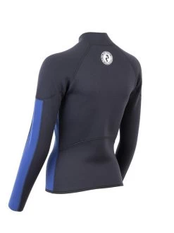 Two Bare Feet Unisex Perspective Half Zip 2.5mm Wetsuit Jacket (Black/Blue) 13 Two Bare Feet Unisex Perspective Half Zip 2.5mm Wetsuit Jacket (Black/Blue) -Surfline Shop unisex perspective half zip jacket black blue denim 4 1 2