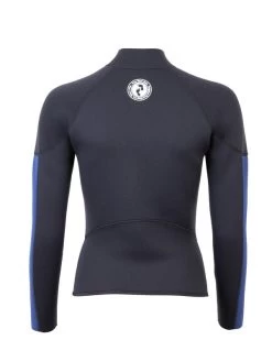 Two Bare Feet Unisex Perspective Half Zip 2.5mm Wetsuit Jacket (Black/Blue) 14 Two Bare Feet Unisex Perspective Half Zip 2.5mm Wetsuit Jacket (Black/Blue) -Surfline Shop unisex perspective half zip jacket black blue denim 5 1 2