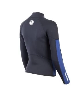 Two Bare Feet Unisex Perspective Half Zip 2.5mm Wetsuit Jacket (Black/Blue) 15 Two Bare Feet Unisex Perspective Half Zip 2.5mm Wetsuit Jacket (Black/Blue) -Surfline Shop unisex perspective half zip jacket black blue denim 6 1 2