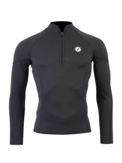 Two Bare Feet Perspective Half Zip 2.5mm Wetsuit Jacket (Black)