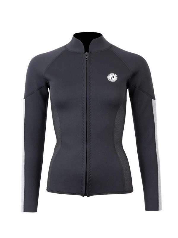 Two Bare Feet Unisex Perspective Full Zip 2.5mm Wetsuit Jacket & Pants Set (Black/Grey/Grey) 7 Two Bare Feet Unisex Perspective Full Zip 2.5mm Wetsuit Jacket & Pants Set (Black/Grey/Grey) - Image 5