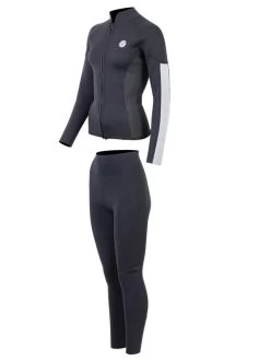 Two Bare Feet Unisex Perspective Full Zip 2.5mm Wetsuit Jacket & Pants Set (Black/Grey/Grey) 12 Two Bare Feet Unisex Perspective Full Zip 2.5mm Wetsuit Jacket & Pants Set (Black/Grey/Grey) -Surfline Shop ur1c7a t 2