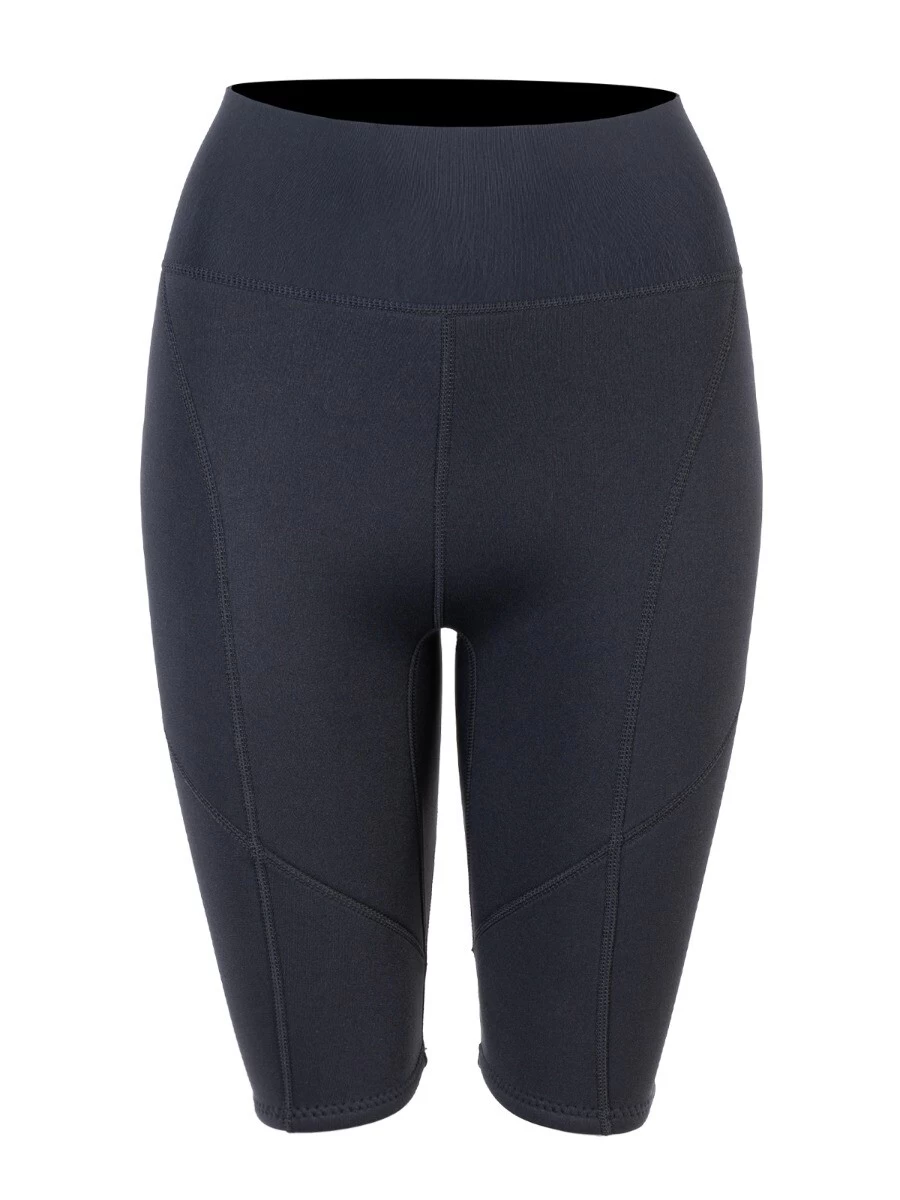 Two Bare Feet Womens Aspect Fleece Lined Zipless Thermal 2.5mm Superstretch Wetsuit Top & Shorts Set (Black/Blue) 9 Two Bare Feet Womens Aspect Fleece Lined Zipless Thermal 2.5mm Superstretch Wetsuit Top & Shorts Set (Black/Blue) - Image 7