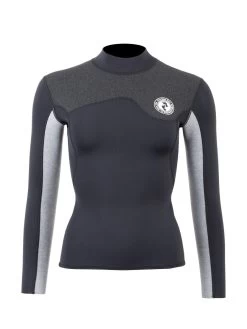 Two Bare Feet Womens Aspect Fleece Lined Zipless Thermal 2.5mm Superstretch Wetsuit Top & Shorts Set (Black/Grey/Grey) 14 Two Bare Feet Womens Aspect Fleece Lined Zipless Thermal 2.5mm Superstretch Wetsuit Top & Shorts Set (Black/Grey/Grey) -Surfline Shop w6f57b j