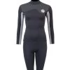 Two Bare Feet Womens Aspect Back Zip 2.5mm Wetsuit Jacket & Shorts Set (Black/Grey/Grey) 2 Two Bare Feet Womens Aspect Back Zip 2.5mm Wetsuit Jacket & Shorts Set (Black/Grey/Grey) -Surfline Shop w89q3f v