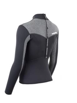 Two Bare Feet Womens Aspect Back Zip 2.5mm Wetsuit Jacket (Black/Grey) 13 Two Bare Feet Womens Aspect Back Zip 2.5mm Wetsuit Jacket (Black/Grey) -Surfline Shop womens aspect back zip jacket black delta 4
