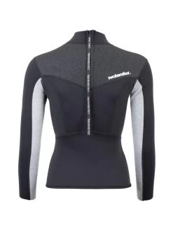 Two Bare Feet Womens Aspect Back Zip 2.5mm Wetsuit Jacket (Black/Grey/Grey) 14 Two Bare Feet Womens Aspect Back Zip 2.5mm Wetsuit Jacket (Black/Grey/Grey) -Surfline Shop womens aspect back zip jacket black grey grey 5 1
