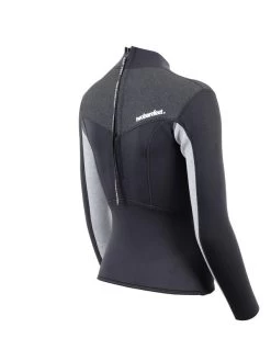 Two Bare Feet Womens Aspect Back Zip 2.5mm Wetsuit Jacket (Black/Grey/Grey) 15 Two Bare Feet Womens Aspect Back Zip 2.5mm Wetsuit Jacket (Black/Grey/Grey) -Surfline Shop womens aspect back zip jacket black grey grey 6 1